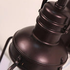 Small Size Outdoor Wall Light Industrial Metal Black Lantern