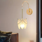 Luxury Gooseneck White Wall Sconce for Living Room Lighting