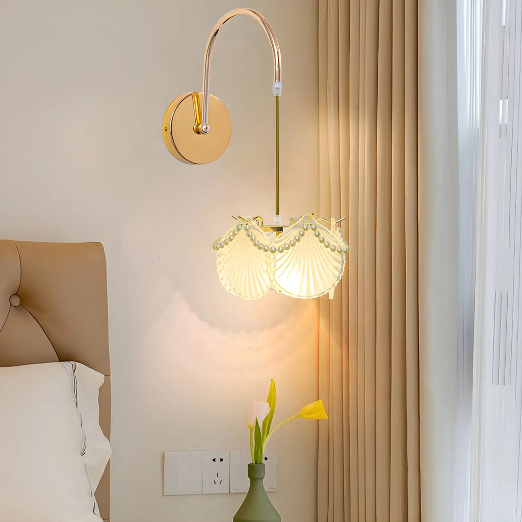 Luxury Gooseneck White Wall Sconce for Living Room Lighting