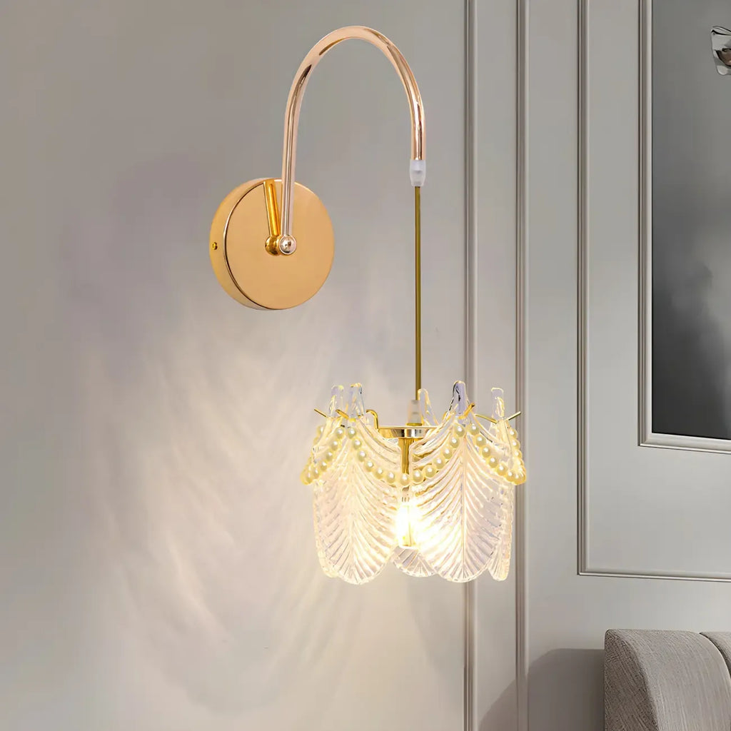 Luxury Gooseneck White Wall Sconce for Living Room Lighting