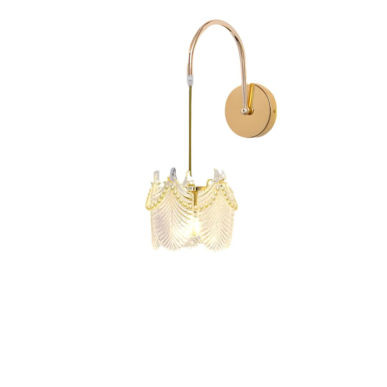 Luxury Gooseneck White Wall Sconce for Living Room Lighting