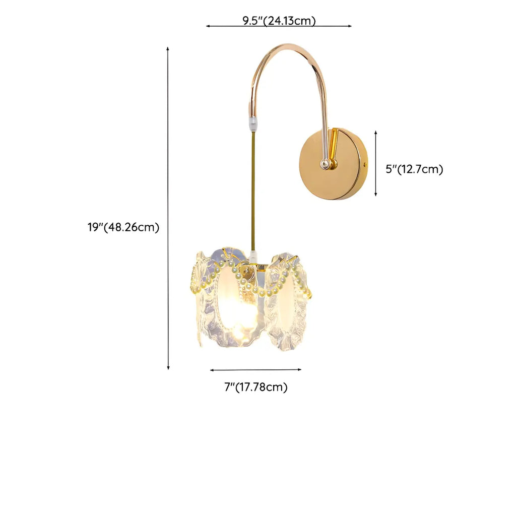 Luxury Gooseneck White Wall Sconce for Living Room Lighting