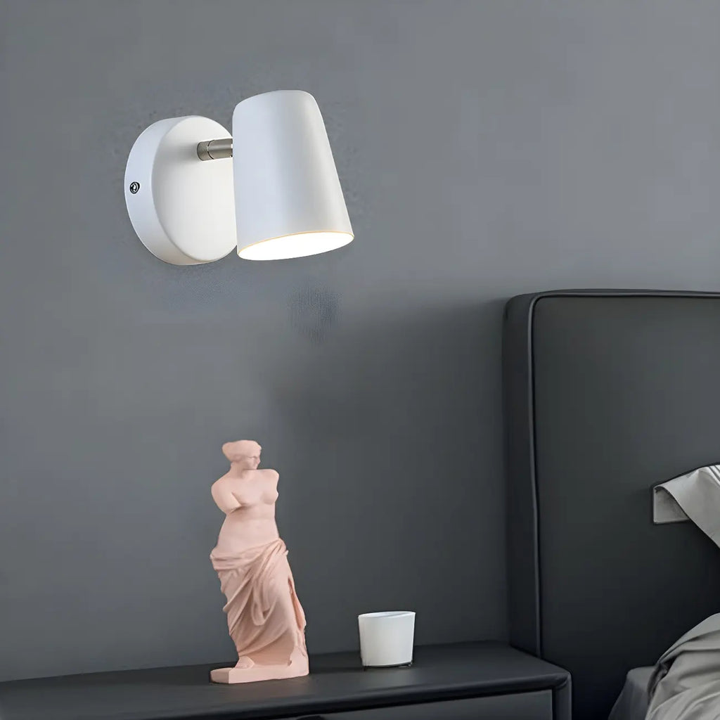 Simplicity 1-Light Cylinder Metal Indoor Adjustable Wall Sconces