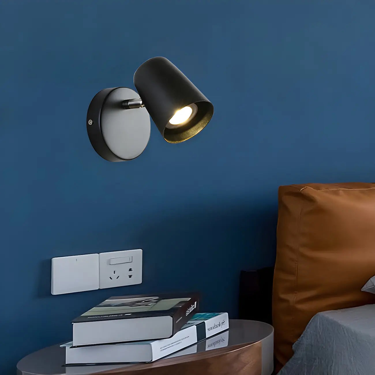 Simplicity 1-Light Cylinder Metal Indoor Adjustable Wall Sconces