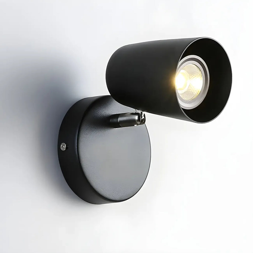Simplicity 1-Light Cylinder Metal Indoor Adjustable Wall Sconces