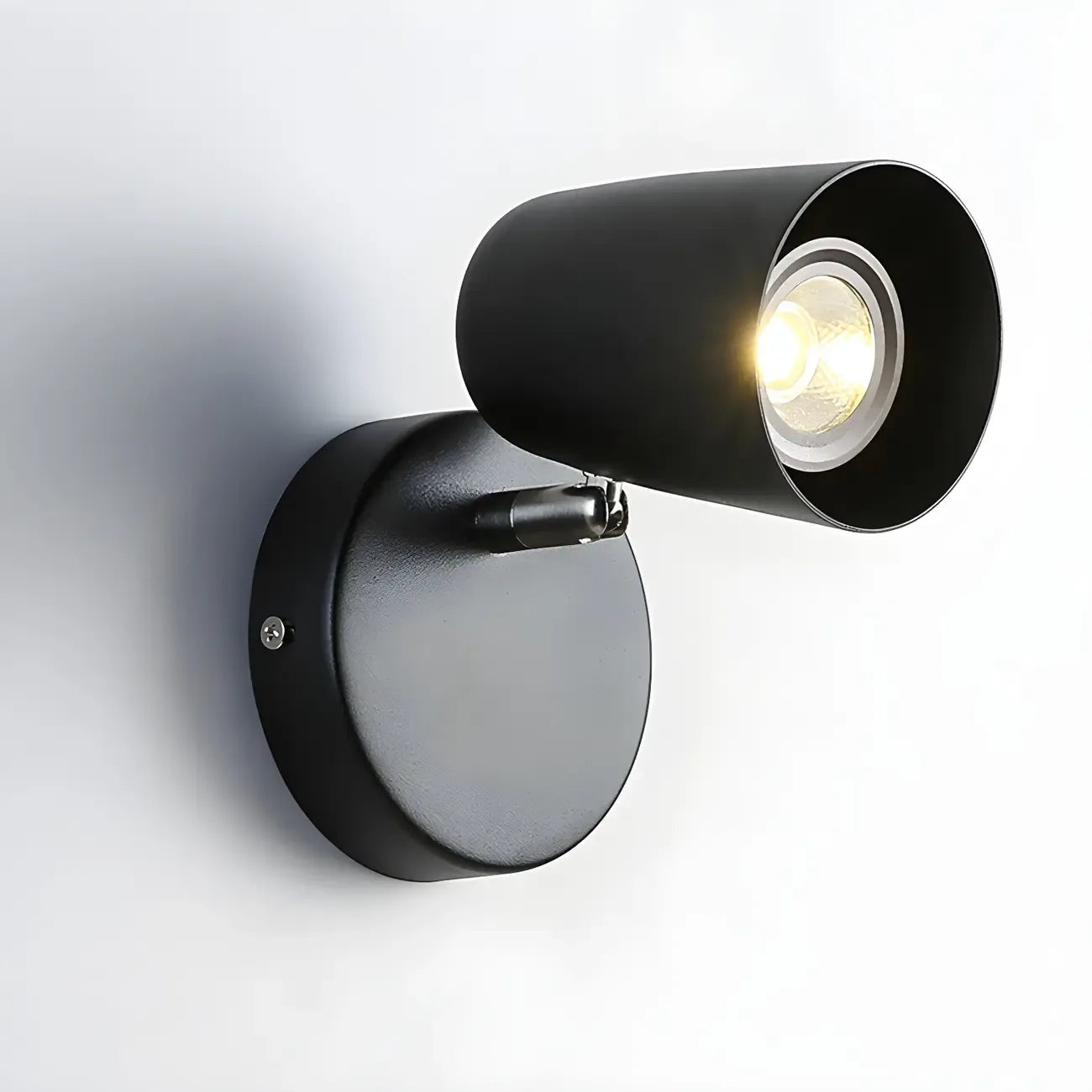 Simplicity 1-Light Cylinder Metal Indoor Adjustable Wall Sconces