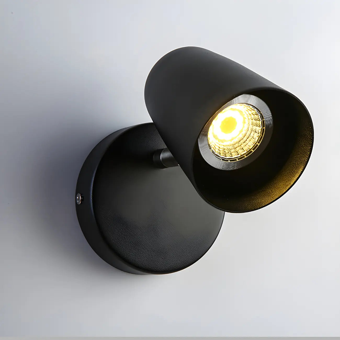 Simplicity 1-Light Cylinder Metal Indoor Adjustable Wall Sconces