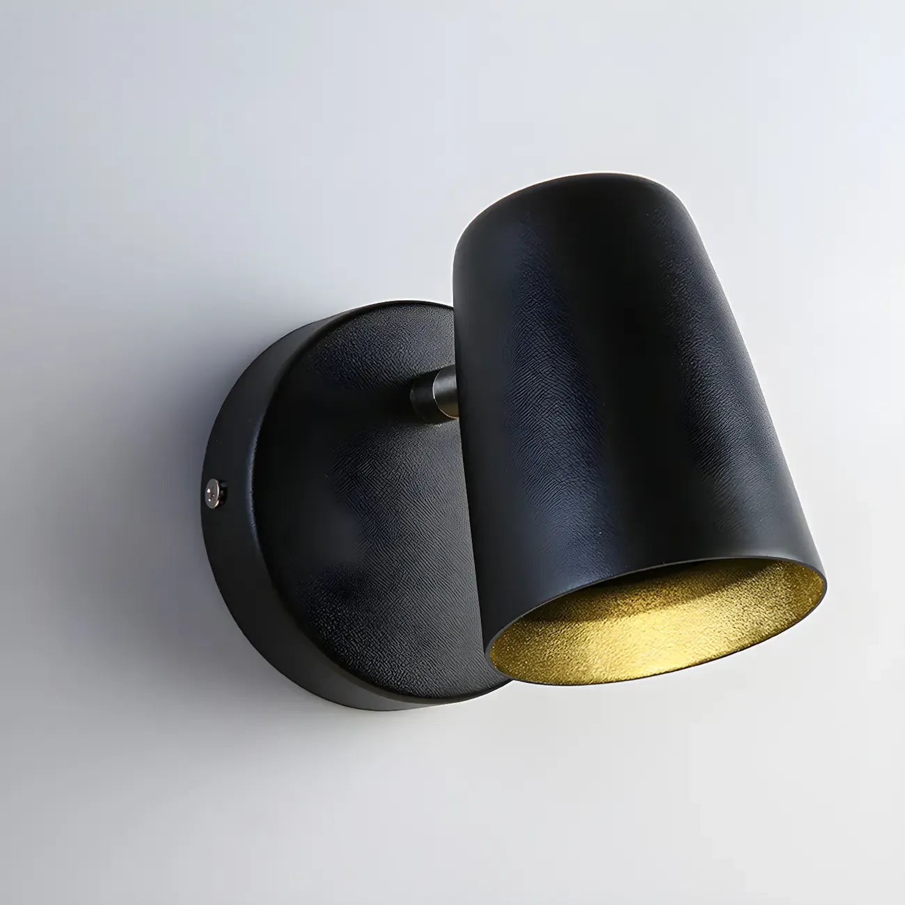 Simplicity 1-Light Cylinder Metal Indoor Adjustable Wall Sconces