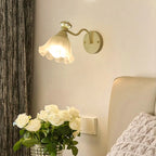 Modern 5 to 9 Inch Floral Shape Wall Sconce for Bedroom