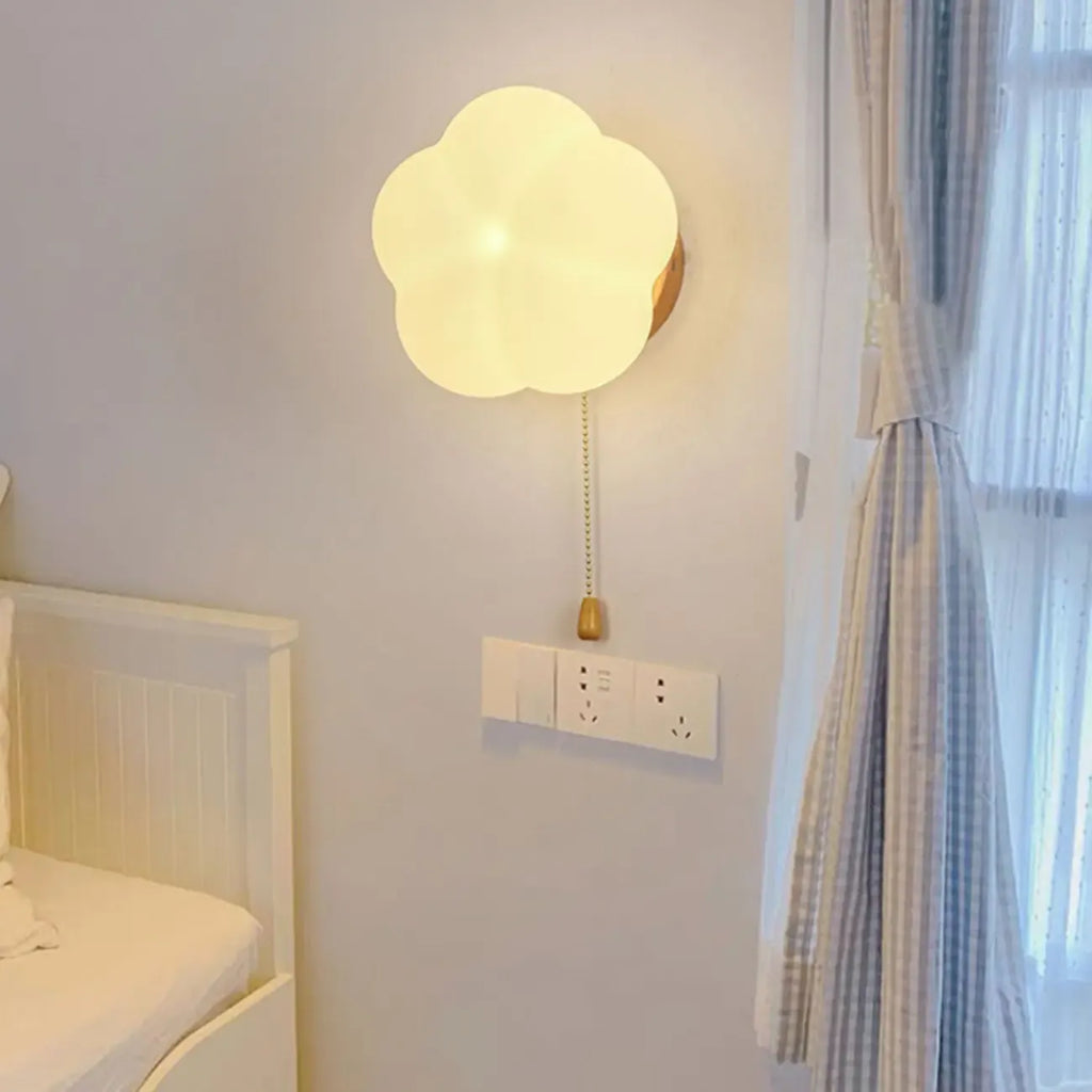 5 to 9 Inch Cloud Shape Wall Sconce for Bedroom Lighting