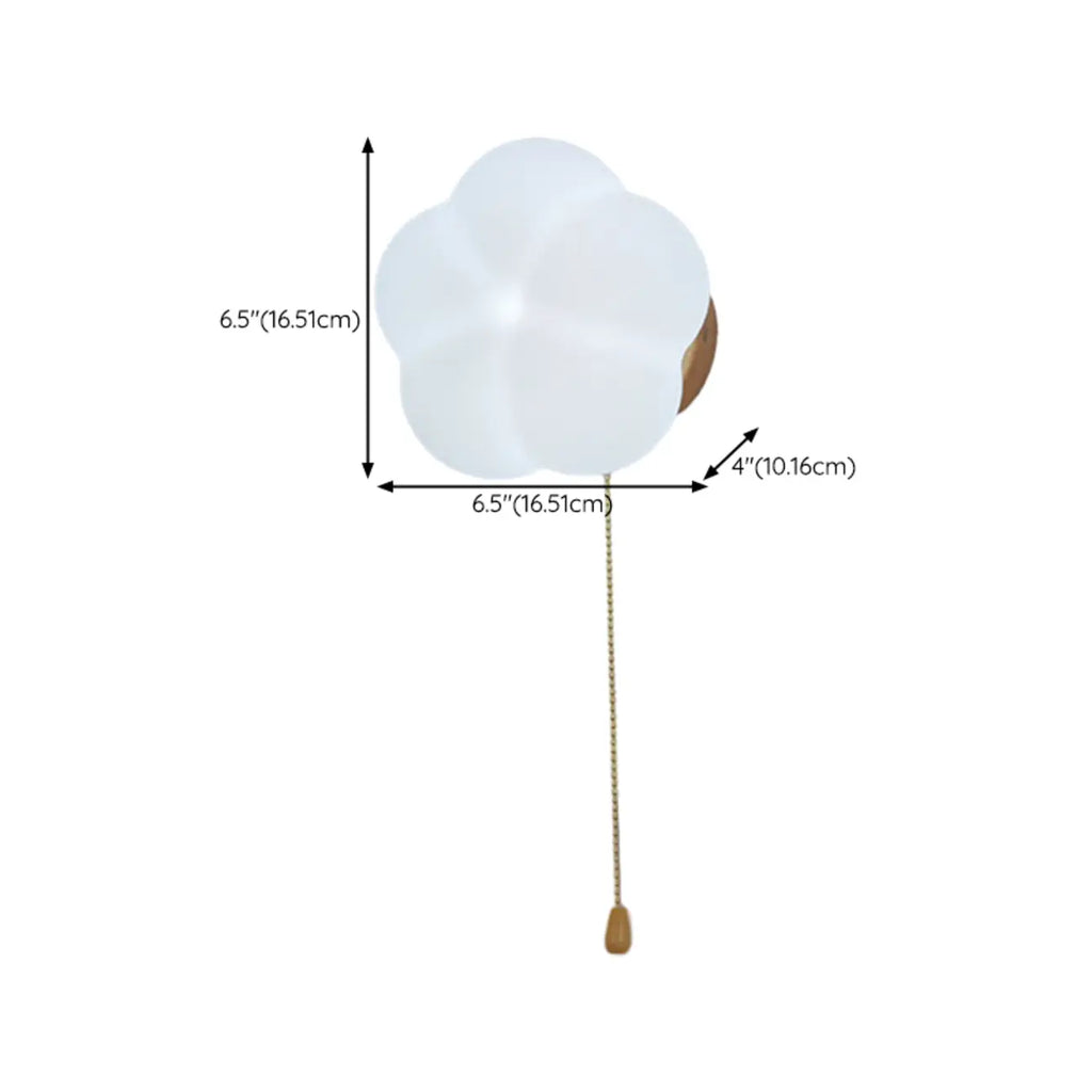 5 to 9 Inch Cloud Shape Wall Sconce for Bedroom Lighting