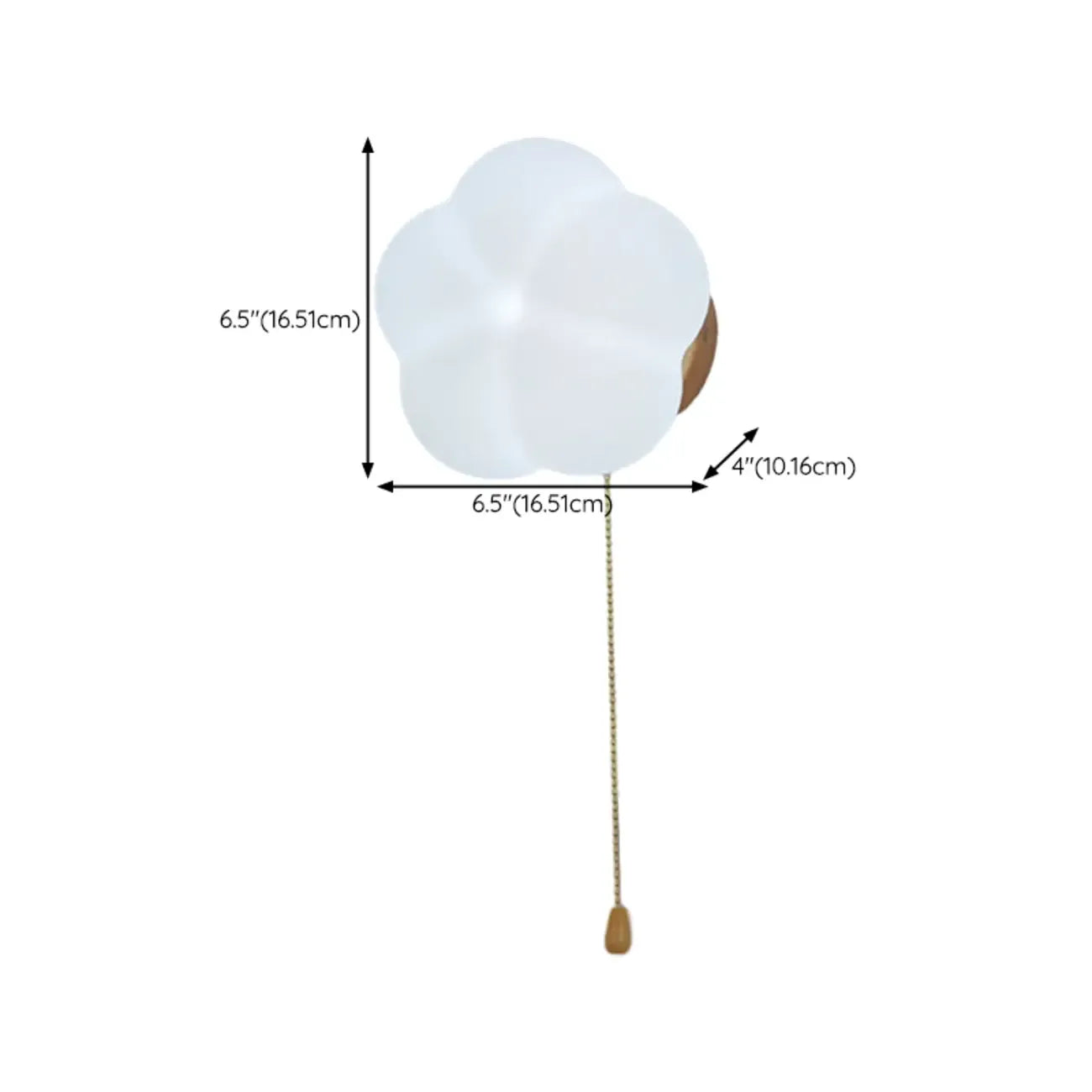 5 to 9 Inch Cloud Shape Wall Sconce for Bedroom Lighting