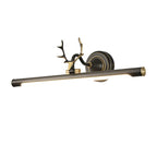 Durable Antler Tube LED Vanity Light with Acrylic Shade for Room