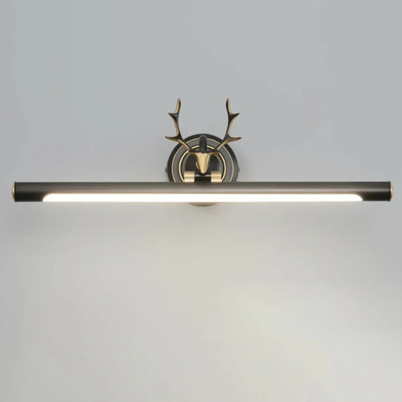 Durable Antler Tube LED Vanity Light with Acrylic Shade for Room