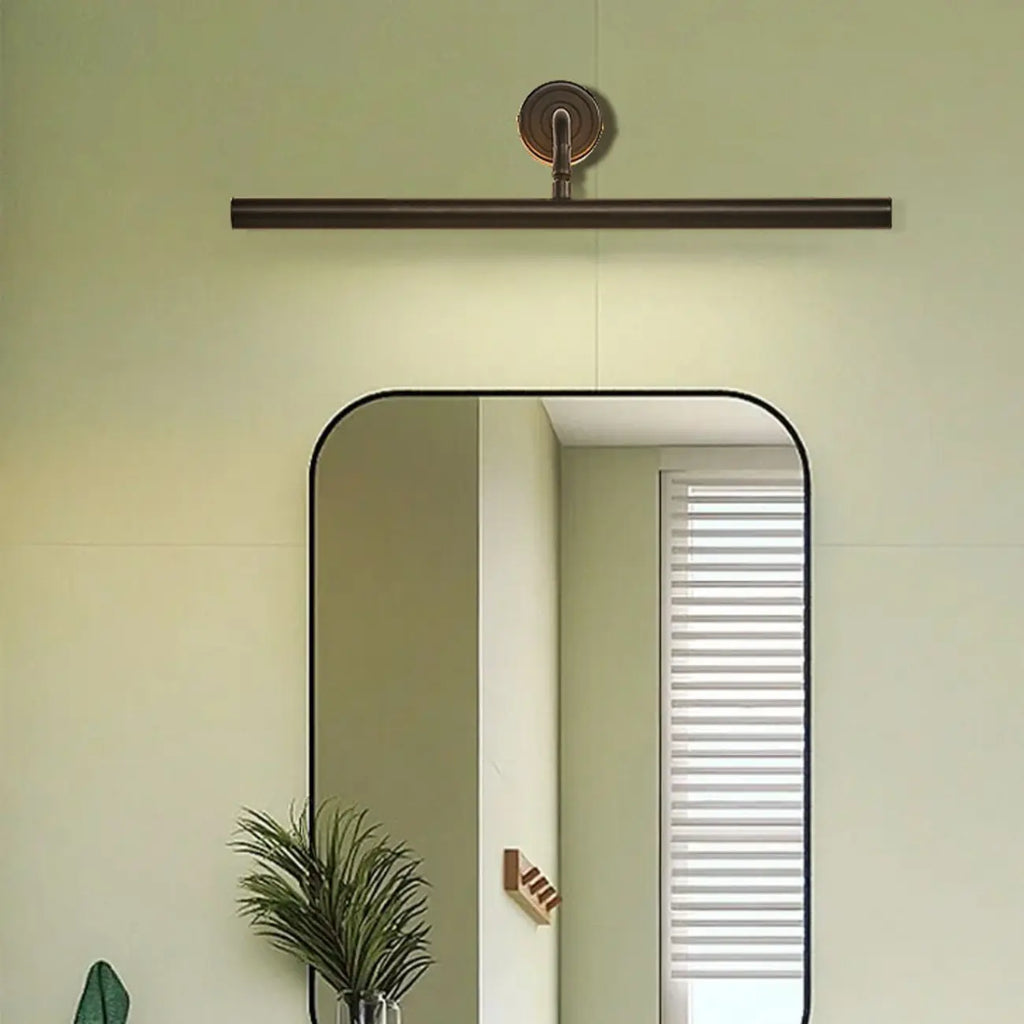 Modern Black Metal LED Bathroom Vanity Light Tube Shade