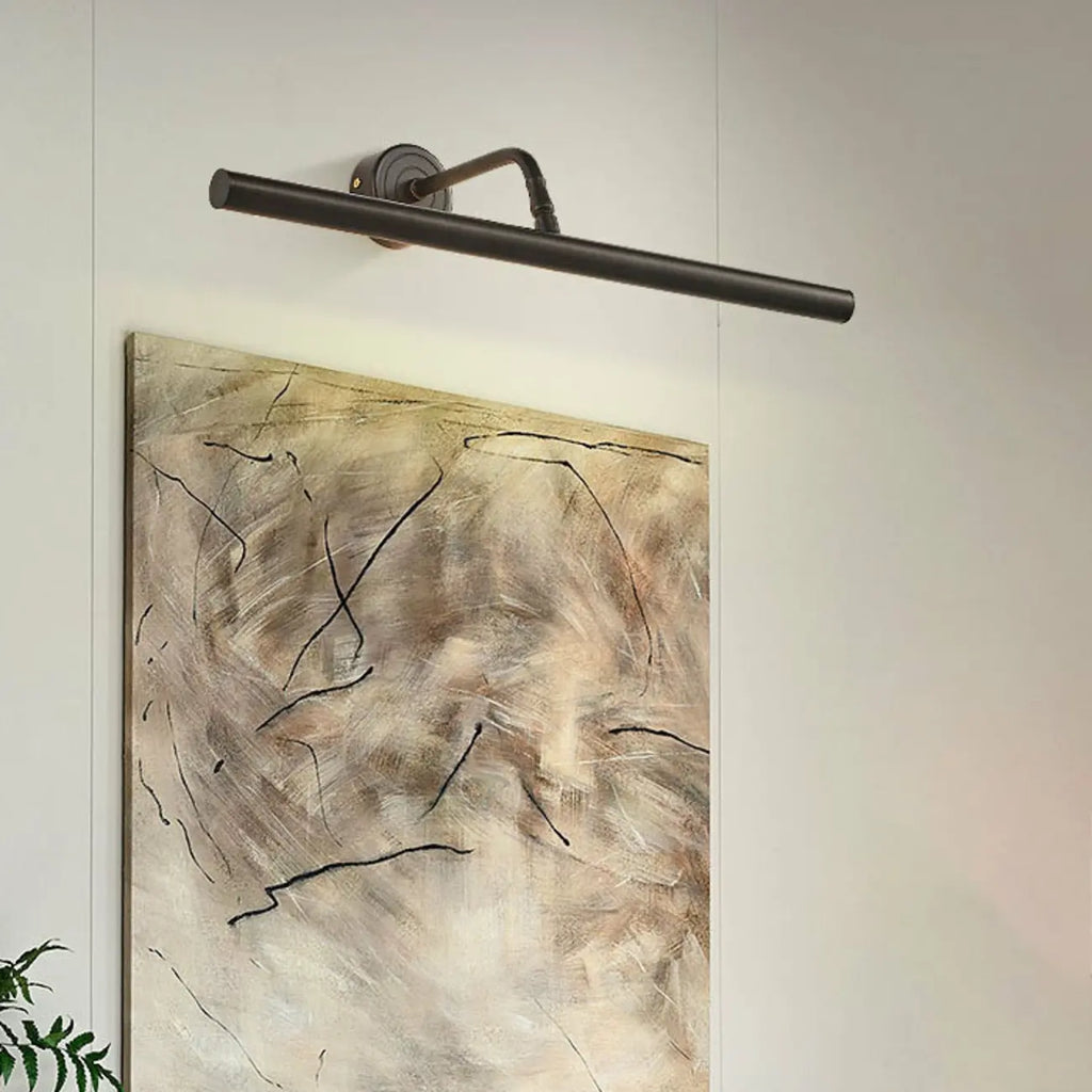 Modern Black Metal LED Bathroom Vanity Light Tube Shade