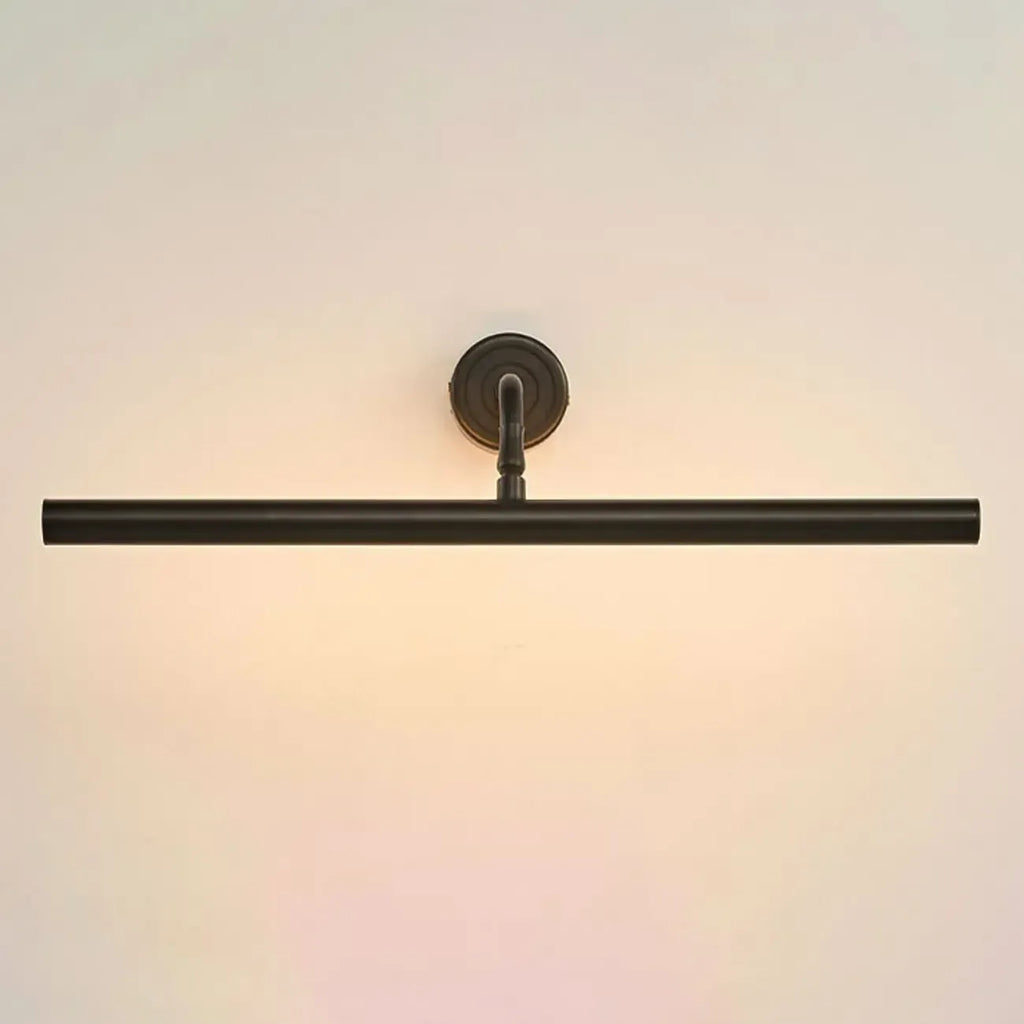 Modern Black Metal LED Bathroom Vanity Light Tube Shade