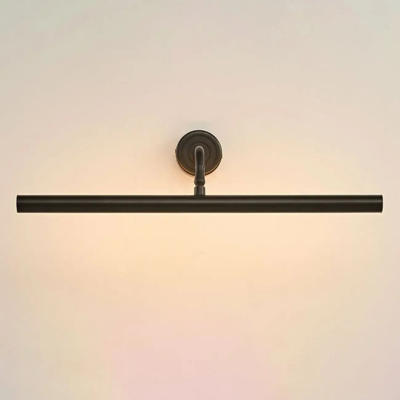 Modern Black Metal LED Bathroom Vanity Light Tube Shade