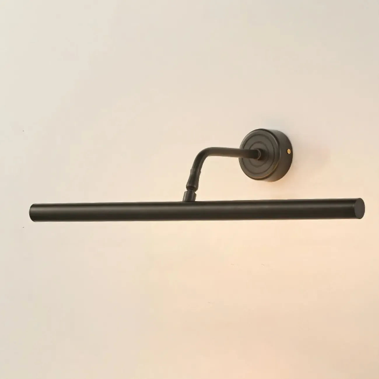 Modern Black Metal LED Bathroom Vanity Light Tube Shade