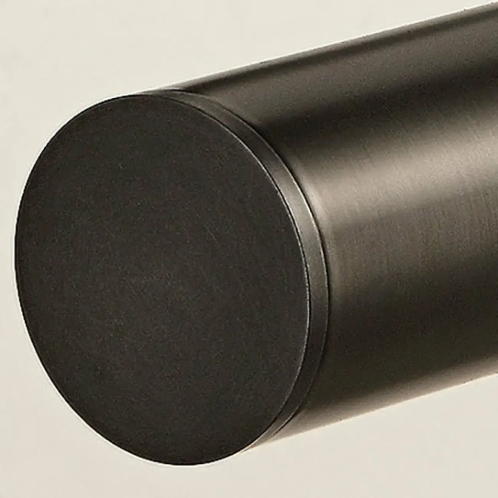 Modern Black Metal LED Bathroom Vanity Light Tube Shade