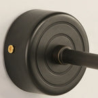 Modern Black Metal LED Bathroom Vanity Light Tube Shade