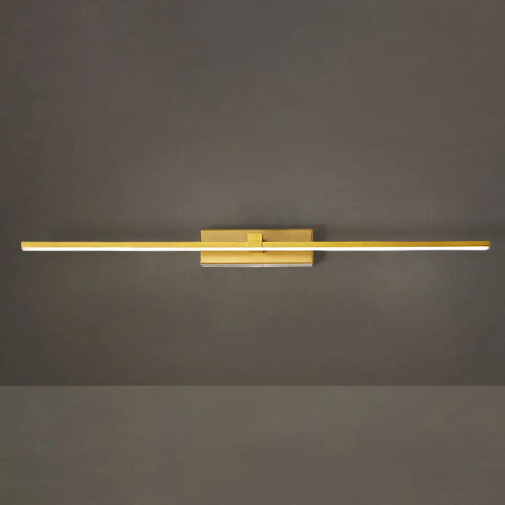 Modern Metal Linear LED Vanity Light with Third Gear Dimming