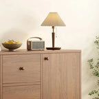 Modish Smooth Brown Wood Storage Cabinet for Kitchen