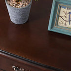 Classic Wood White Carved 2-Drawer Nightstand