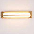 Straight Modern Gold Vanity Light with Warm LED for Bathroom