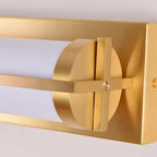 Straight Modern Gold Vanity Light with Warm LED for Bathroom