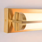 Straight Modern Gold Vanity Light with Warm LED for Bathroom
