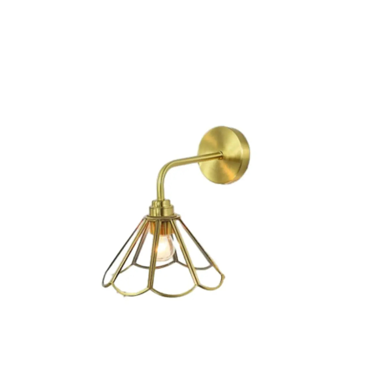 10 to 14 Inch Vintage Copper Wall Sconce for Indoor Decor