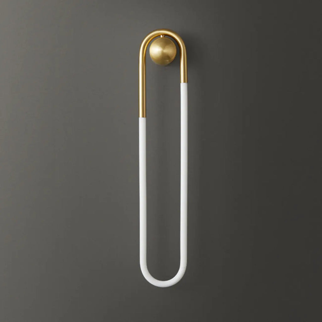 Modern Gold LED Oval Vanity Wall Light