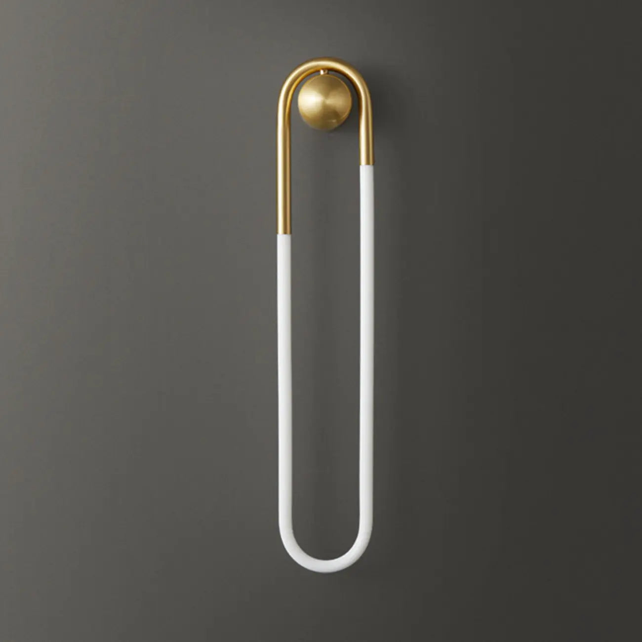 Modern Gold LED Oval Vanity Wall Light