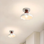 Elegant Resin LED Semi Flush Ceiling Light for Home Decor