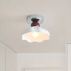 Elegant Resin LED Semi Flush Ceiling Light for Home Decor