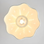 Elegant Resin LED Semi Flush Ceiling Light for Home Decor