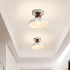 Elegant Resin LED Semi Flush Ceiling Light for Home Decor