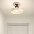Elegant Resin LED Semi Flush Ceiling Light for Home Decor