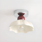 Elegant Resin LED Semi Flush Ceiling Light for Home Decor