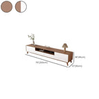 Modern wooden TV cabinet with storage