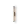 Minimalist Chrome Cylinder LED Wall Sconce with Warm Light