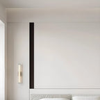 Minimalist Chrome Cylinder LED Wall Sconce with Warm Light