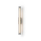 Minimalist Chrome Cylinder LED Wall Sconce with Warm Light
