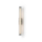 Minimalist Chrome Cylinder LED Wall Sconce with Warm Light