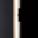 Minimalist Chrome Cylinder LED Wall Sconce with Warm Light