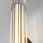 Minimalist Chrome Cylinder LED Wall Sconce with Warm Light