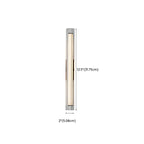 Minimalist Chrome Cylinder LED Wall Sconce with Warm Light