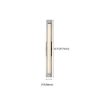 Minimalist Chrome Cylinder LED Wall Sconce with Warm Light