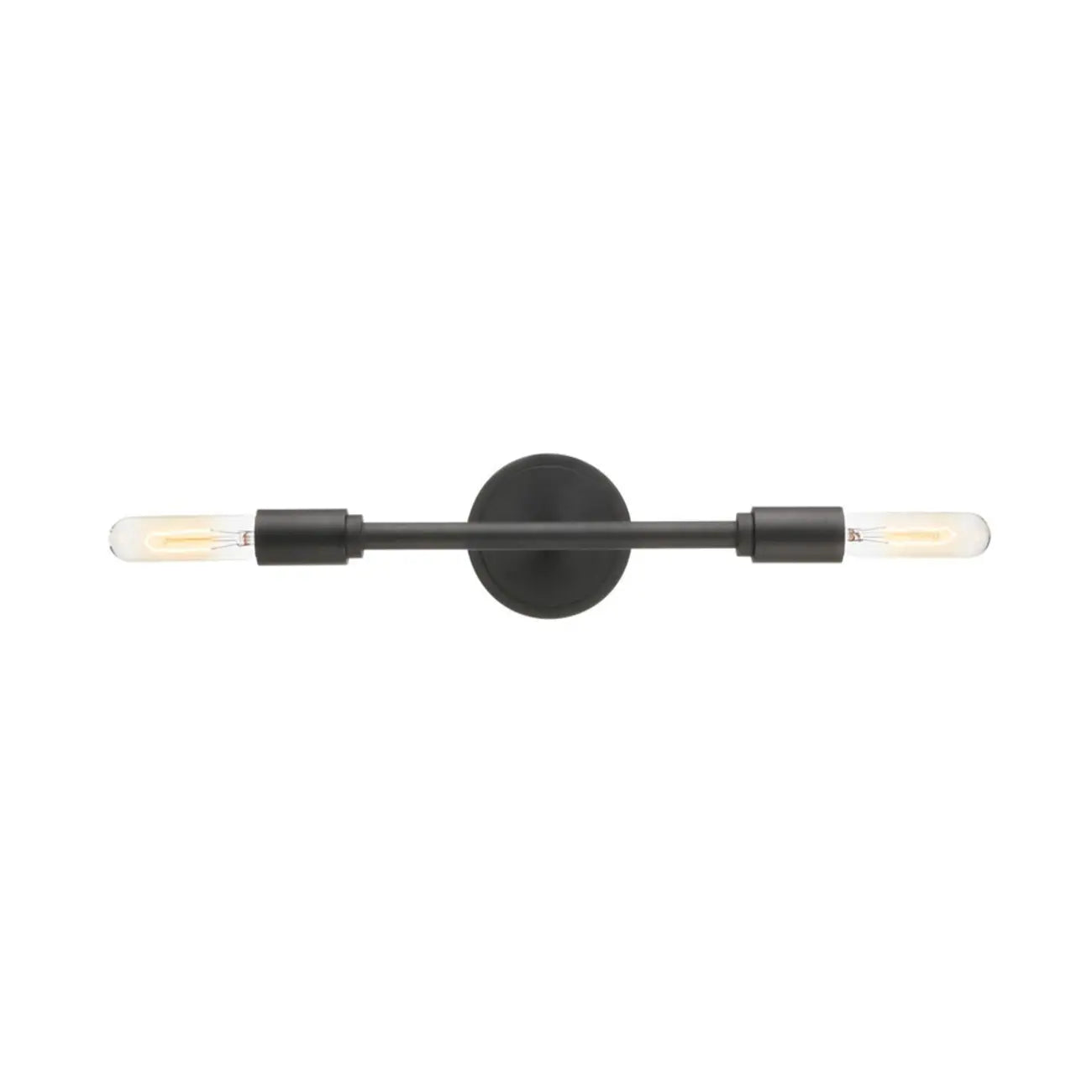 Industrial Black Metal 4-Light Cylinder Vanity Lights